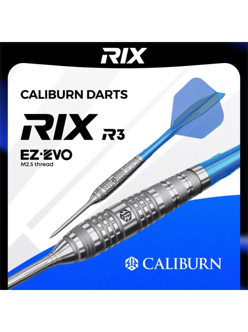 Darts szett steel Caliburn RIX R3 23g 90% wolfram