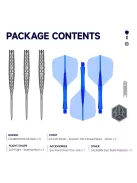 Darts szett steel Caliburn RIX R6 24g 90% wolfram