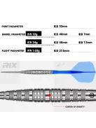 Darts szett steel Caliburn RIX R6 24g 90% wolfram