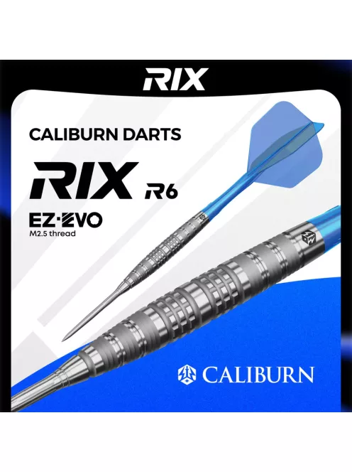 Darts szett steel Caliburn RIX R6 24g 90% wolfram
