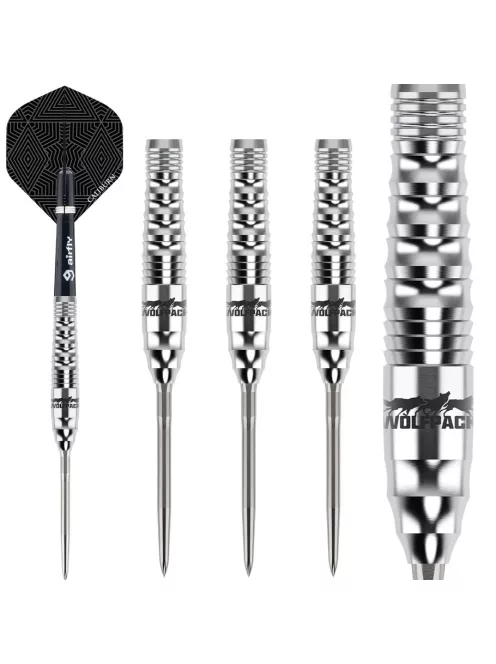 darts szett steel Caliburn Wolfpack W3 steel - 21g, 90%