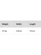 Darts szett steel Caliburn Player MAK steel 23.5g