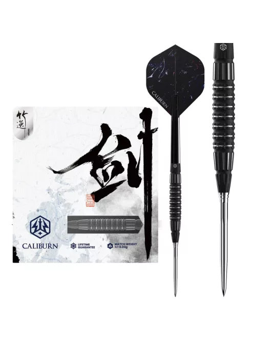 Darts szett steel Caliburn Sword S3 steel 23g 95%