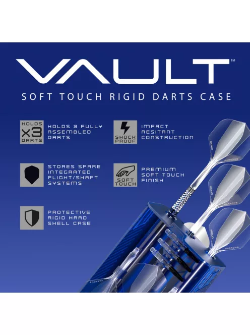 darts tok Harrows Vault fekete-áttetsző (1 szett részére)