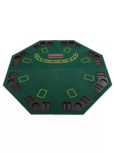 Northstar octagonal semi-folding poker table top