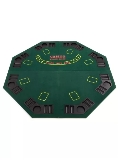 Northstar octagonal semi-folding poker table top