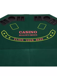Northstar octagonal semi-folding poker table top