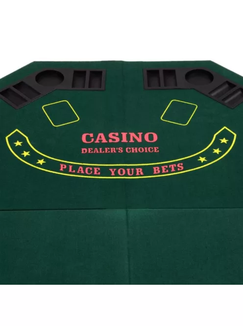 Northstar octagonal semi-folding poker table top