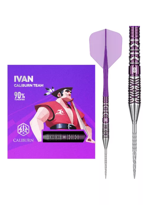 darts szett steel Caliburn Awakening Ivan 25gr, 90%