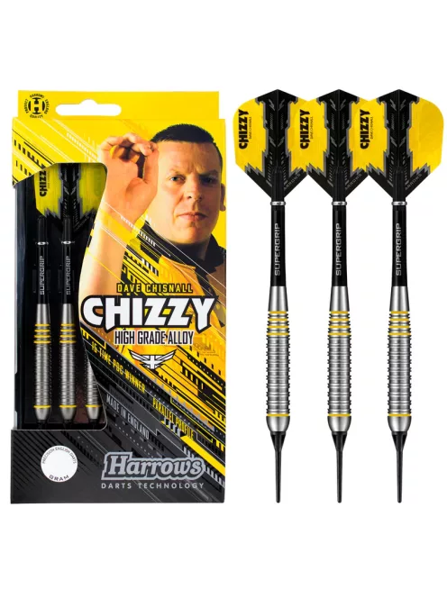 Dart set Harrows soft 18g, Chizzy brass