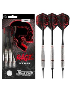 DART SET SOFT HARROWS RAGE 18G, BRASS BRASS