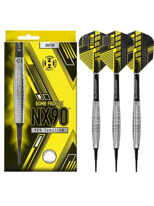 Dart szett soft Harrows NX90 Bomb 18g, 90%
