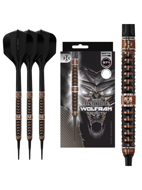 Dart szett soft Harrows Wolfram Trinity 18g, 97%