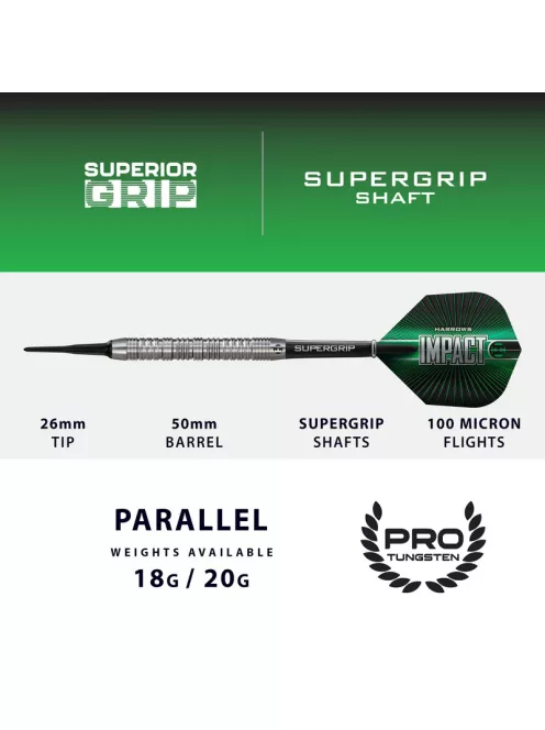 Dart szett Harrows soft Impact 18gr, 90%