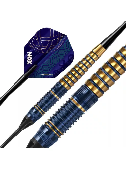 Harrows Dart szett soft Nox, 18g, brass