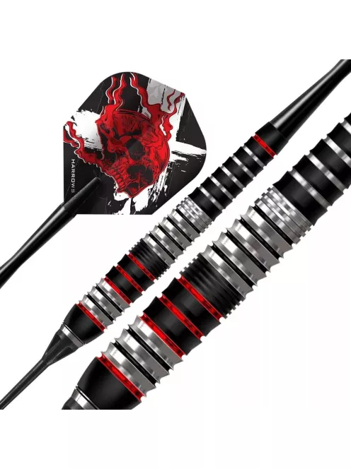 Harrows Dart szett soft Heavy Metal, 18g, réz