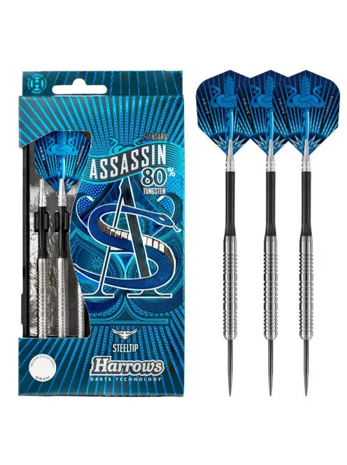 Dart set Harrows steel 22g Assassin 80% (R)