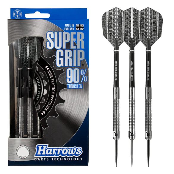 Dart set Harrows steel, 25g, Supergrip R, 90% tungsten