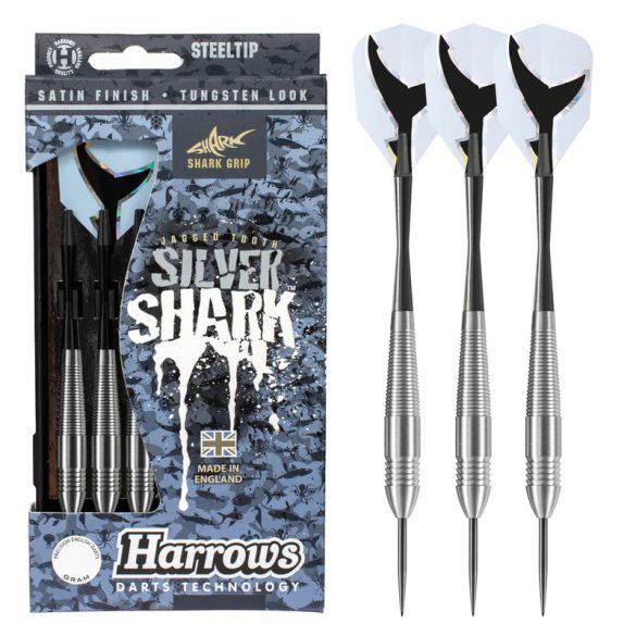Dart set Harrows steel 21g Silver Shark, copper