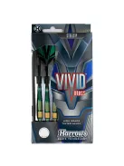 Dart set Harrows steel, Vivid R blue, 21g, brass