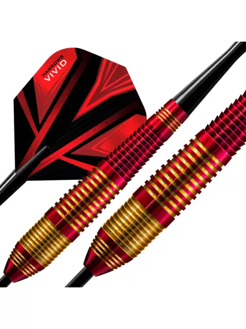 Dart set Harrows steel Vivid red 22gr R