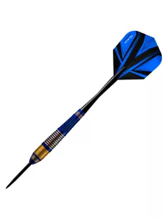 Dart set Harrows steel, Vivid R blue, 21g, brass