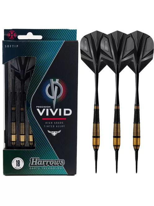 Dart set Harrows soft Vivid Black 18gr