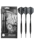 Dart set Harrows soft, Black Arrow K, 18g, brass