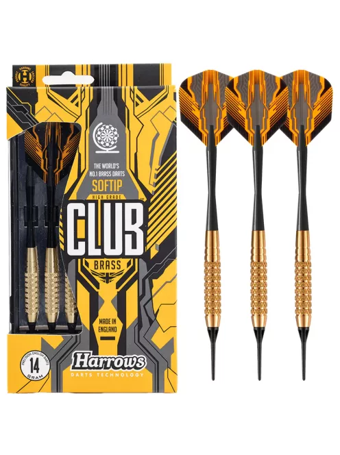 Dart set Harrows soft Club Brass, 14gK