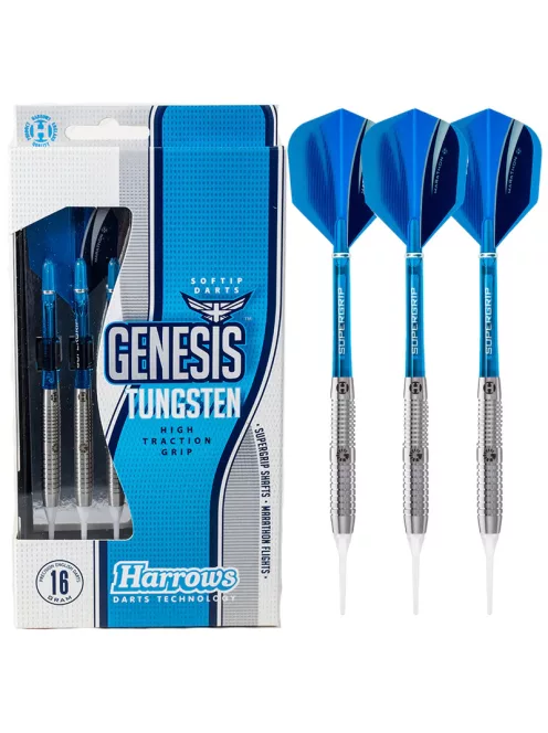 Dart Set Harrows soft, 16g, Genesis style B, 60% tungsten