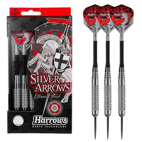 Dart szett Harrows steel 24g Eric Bristow's Silver Arrows K