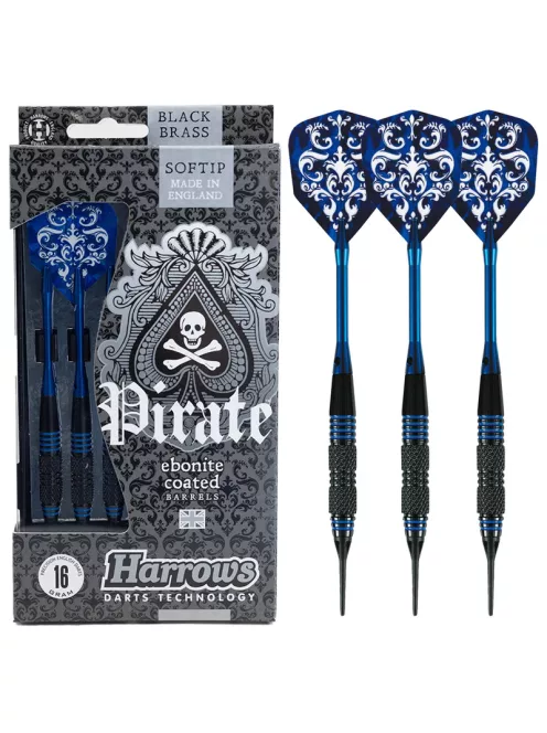 Dart Set Harrows soft Pirate 16gr Blue