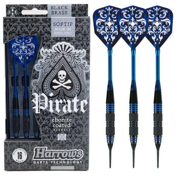 Dart Set Harrows soft Pirate 16gr Blue