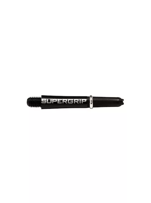 Dart shaft Harrows Supergrip black/silver, short