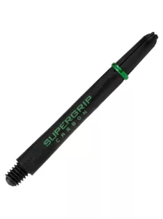 Dart Shaft Harrows Supergrip Carbon Green with Ring Medium