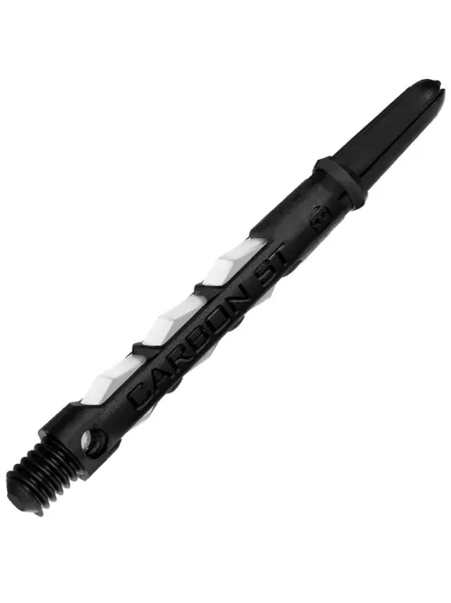 Dart szár hosszú Harrows Carbon ST, fekete-fehér 47mm