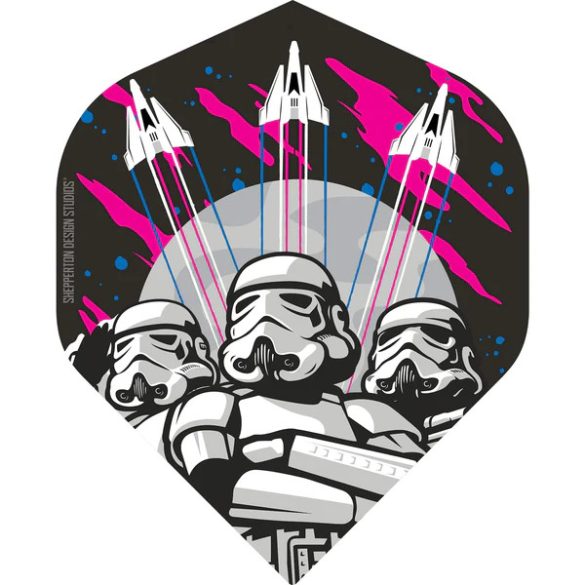 dart pen Original StormTrooper - Official Licensed - No2 - 3 Storm Troopers & 3 Space Crafts