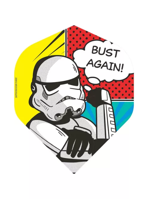 dart toll Original StormTrooper Dart Flights - Official Licensed - Bust Again No2 100mikron