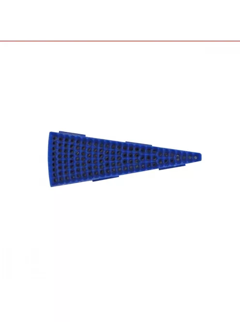 Dart segment for Euro Darts, triangle blue
