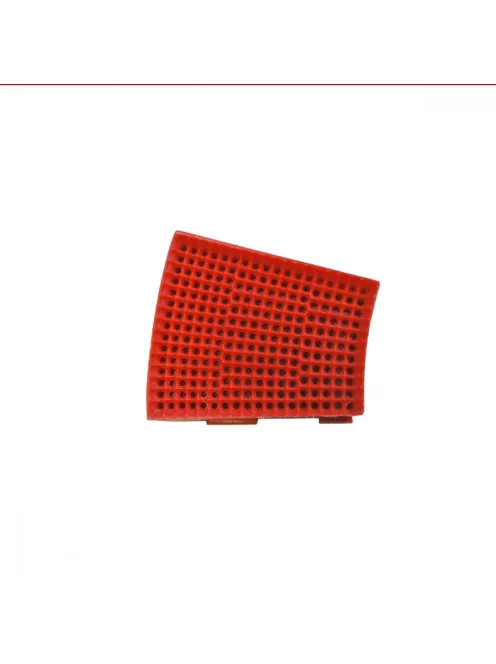 Dart segment for Euro Darts, trapezoid red