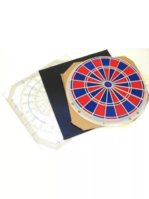 Dart complete target board Euro Darts net+segments+tracking sheet+matrix
