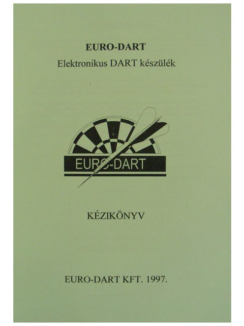 user manual for Euro-Dart