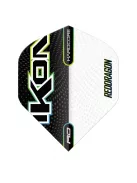 Dart toll Red Dragon Ikon fekete és fehér No2, 100 mikron