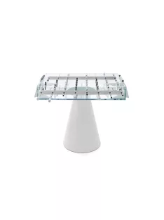 luxury foosball table FAS GHOST (black or white)