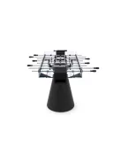 luxury foosball table FAS GHOST (black or white)
