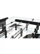 luxury foosball table FAS GHOST (black or white)