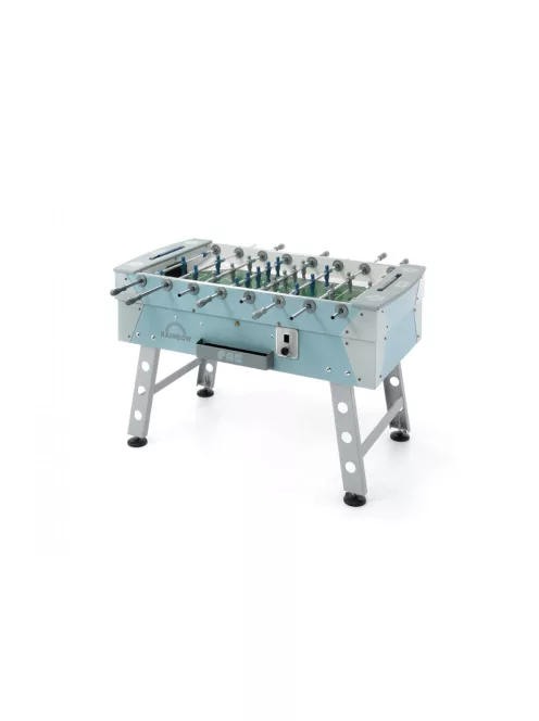 Foosball table with outdoor FAS Rainbow coin tester (2 colours)
