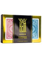 Poker card KEM Arrow Red & Blue Wide Jumbo Index 100% plastic