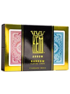   Poker card KEM Arrow Red & Blue Wide Jumbo Index 100% plastic