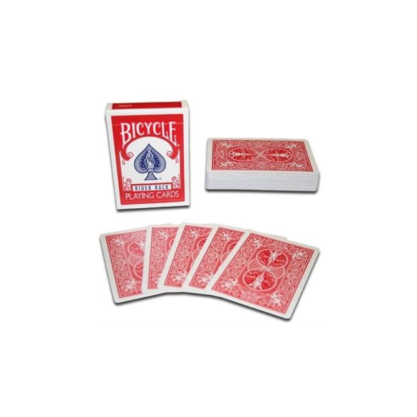 Bicycle card, double back, red/red, 1 pack